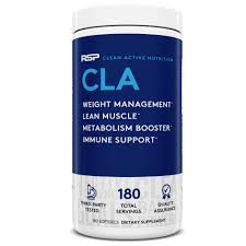 RSP Nutrition CLA 1000 Conjugated Linoleic Acid Max Strength Softgels, Natural Stimulant Free Weight Loss Supplement, Fat Burner for Men & Women, 