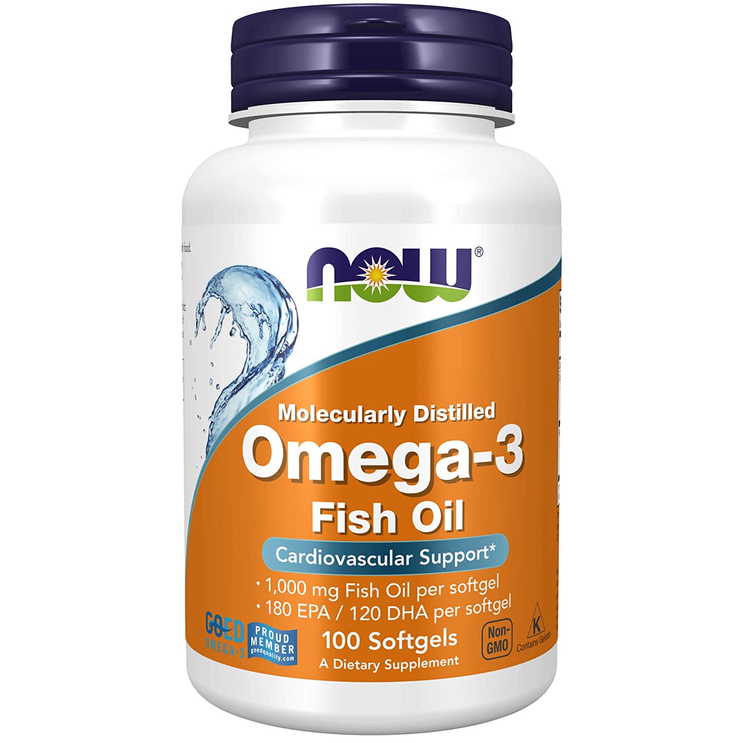 Now Foods Omega 3, Pack of 100 softgel